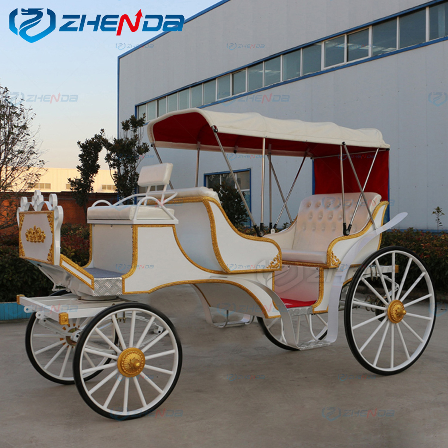 wholesale life size cinderella horse carriage electric wedding horse cart pony horse carriage for sale