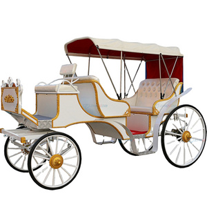 wholesale life size cinderella horse carriage electric wedding horse cart pony horse carriage for sale