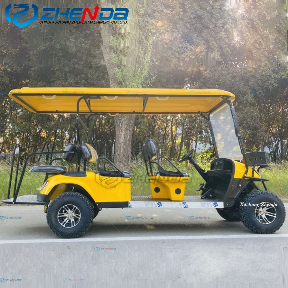 Best price  golf cart with big power motor and lithium battery long distance high speed street legal 4 seats 6 seats club car