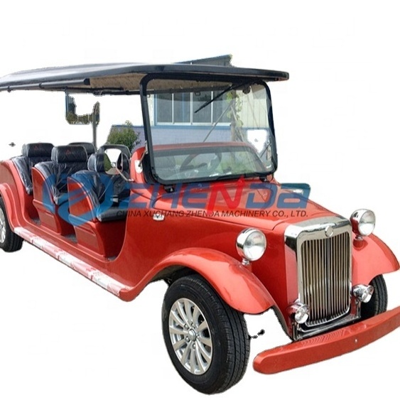 11 seats red high-end electric classic carts/recreational vehicles golf cart used classic cars