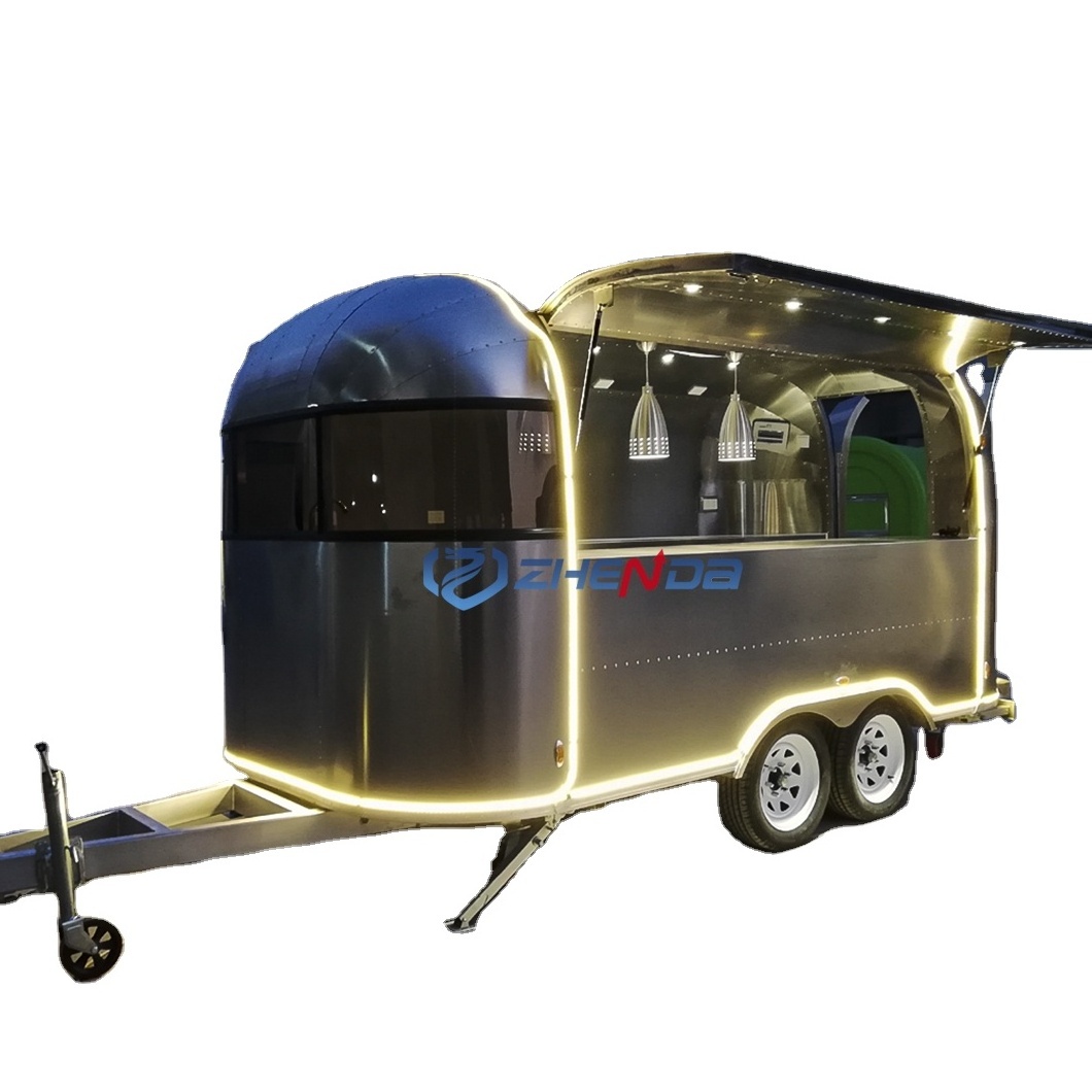 Fashion attractive Cheap Food truck with the best price / Customized BBQ Beer Street Vending Mobile Food Cart