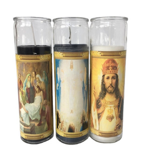 Big size white church pillar candle unscented pillar candles