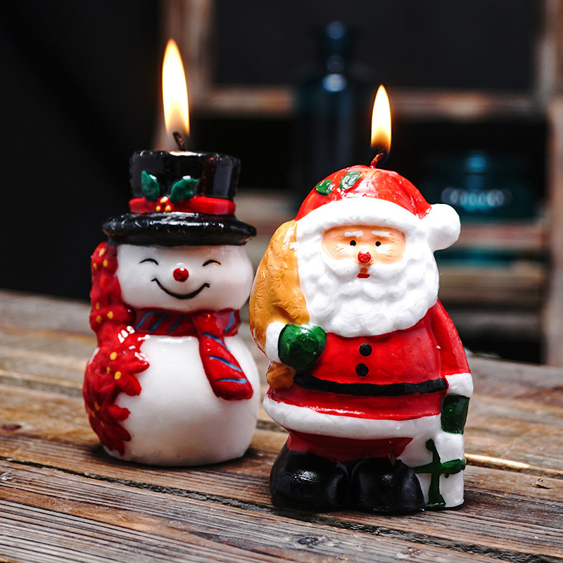 Christmas Decoration Nice Santa Clause Candle