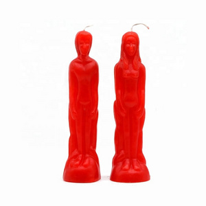 140g Red Male And Female Figure Candle, human figure candle, body shape candles