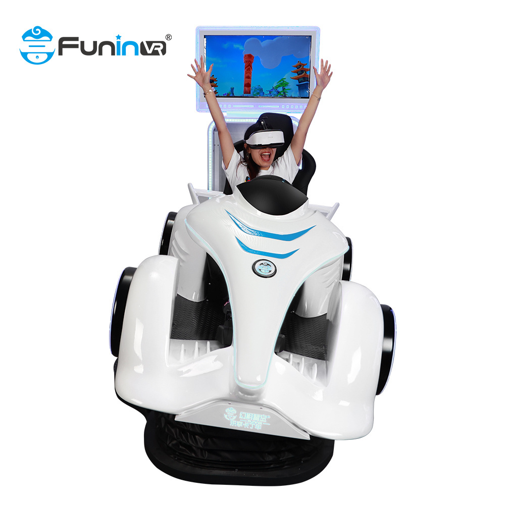 Other Amusement Park New Amusement Leswing Happy Lebar Kids Racing Car Kiddie Ride Vr Game Racing Wheel Machine Car For Sale