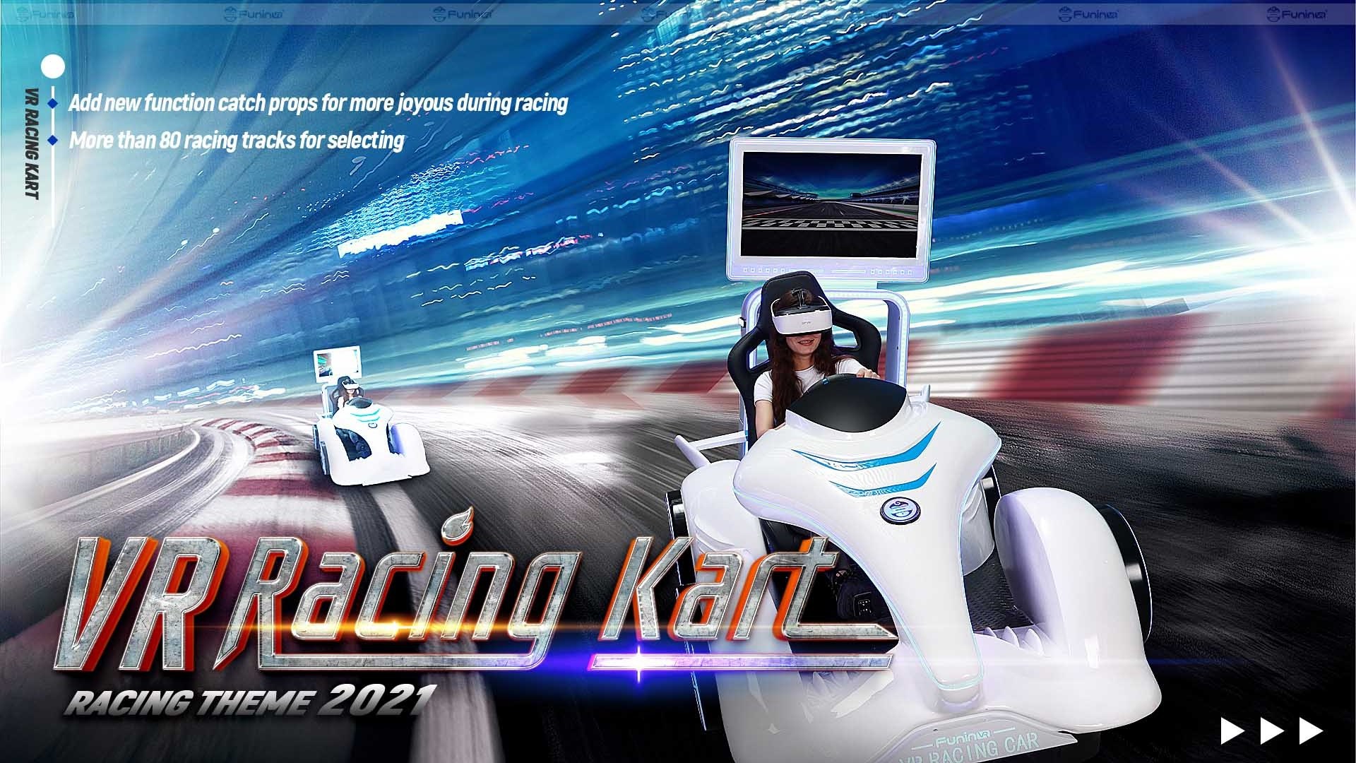 FuninVR 9D VR Racing Car Game 9d  realidad virtual VR Racing Karting