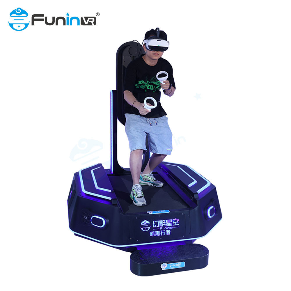 Hot sale amusement park Virtual Reality Shooting Walker Treadmill Simulator VR Walker