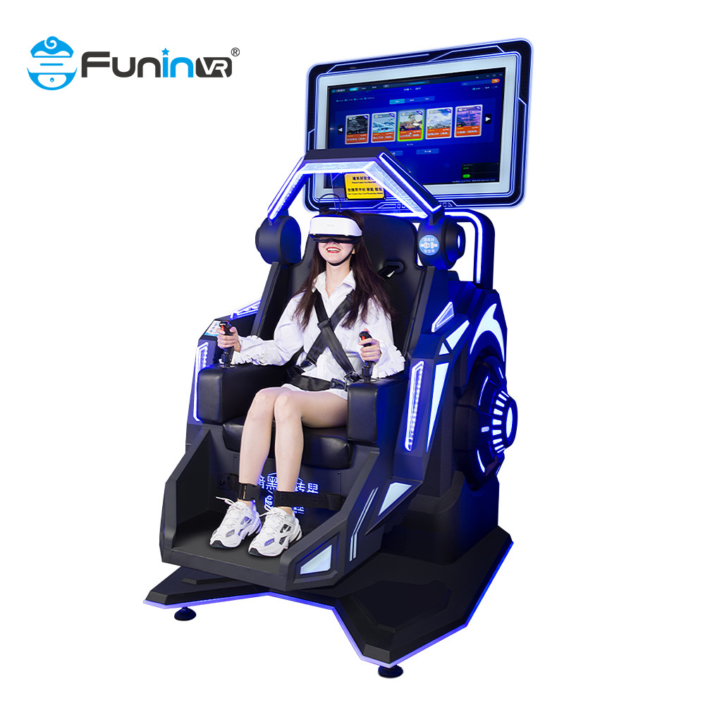 Hot Profitable Roller Coaster 9d Vr Vibrating Game Machine Simulator Virtual Reality Games Simulator Indoor Game Vr 360 Chair