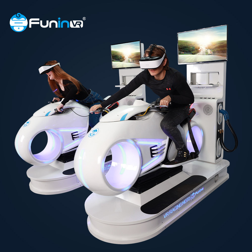 Vr Real Virtual Interactive Cinematic Arcade Car Racing Simulator Motocicleta Game Machine Vr Motion Simulator Motor Bike