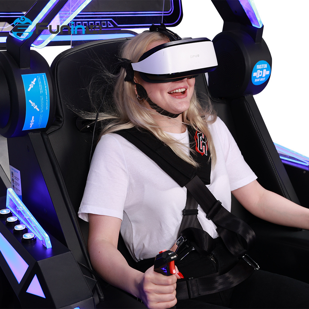 Hot Profitable Roller Coaster 9d Vr Vibrating Game Machine Simulator Virtual Reality Games Simulator Indoor Game Vr 360 Chair