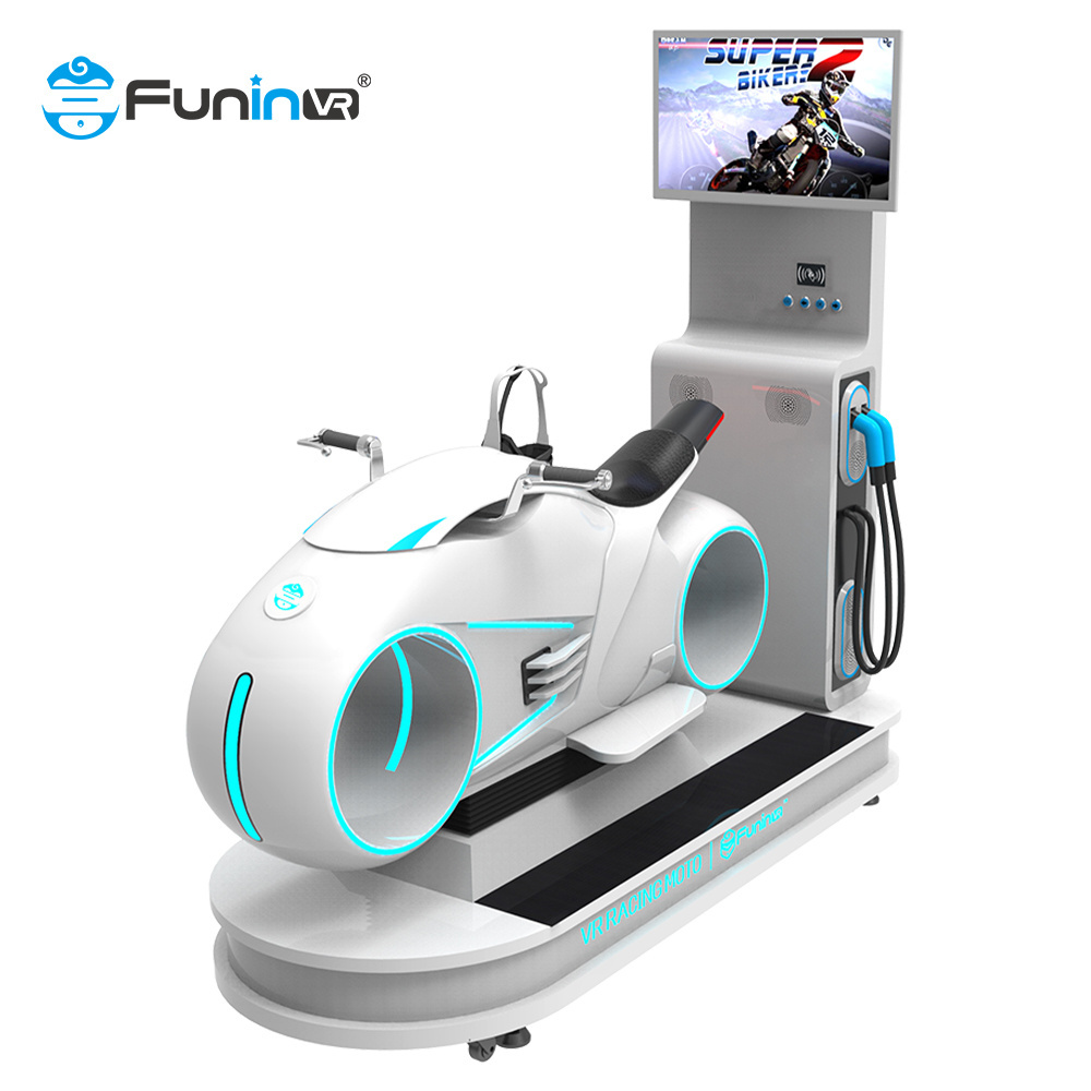 Vr Real Virtual Interactive Cinematic Arcade Car Racing Simulator Motocicleta Game Machine Vr Motion Simulator Motor Bike