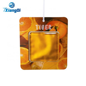 Lemon scent Square shape 8ml High Quality Liquid Freshener Membrane Car Air Freshener refill