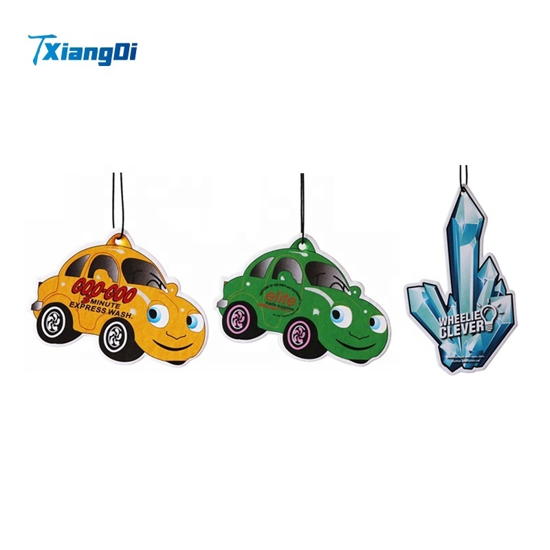 Customized Design Factory Price perfume trees absorbent car air freshener paper