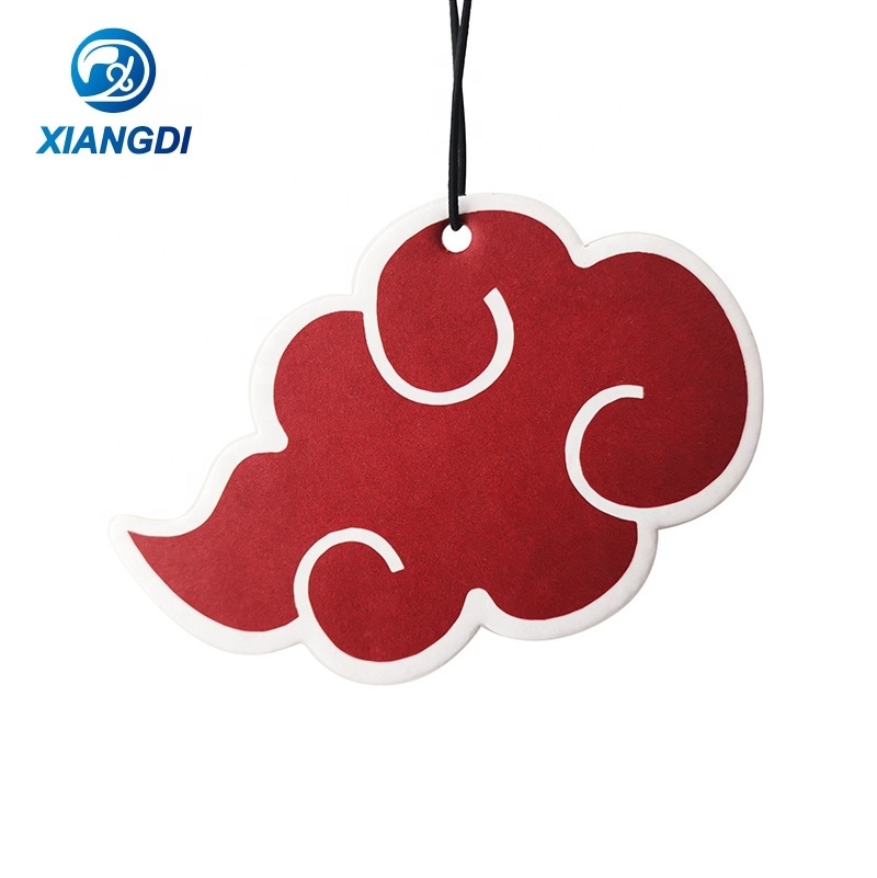 Pumpkin shape Shape of the clouds  Custom design durable hanging car air freshener paper