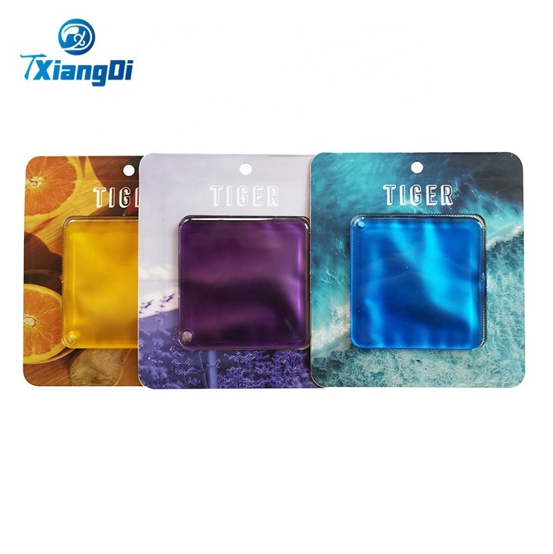 Lemon scent Square shape 8ml High Quality Liquid Freshener Membrane Car Air Freshener refill