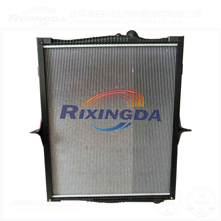 High quality Freightliner Cascadia radiator assembly OEM 527751007 water cooling system aluminum brazing radiator manufacture