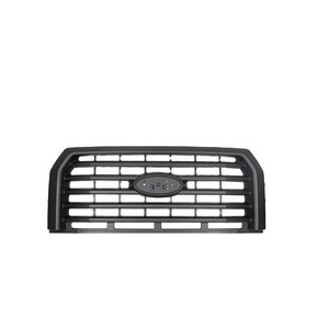 Front Bumper Grilles for 2015-2017 Ford Explorer Converted into F150 Style Black Grey Grille