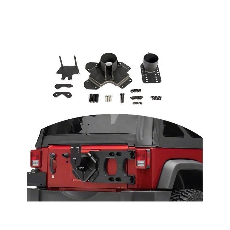 Hot selling auto car accessories spare wheel carrier for Jeep Wrangler