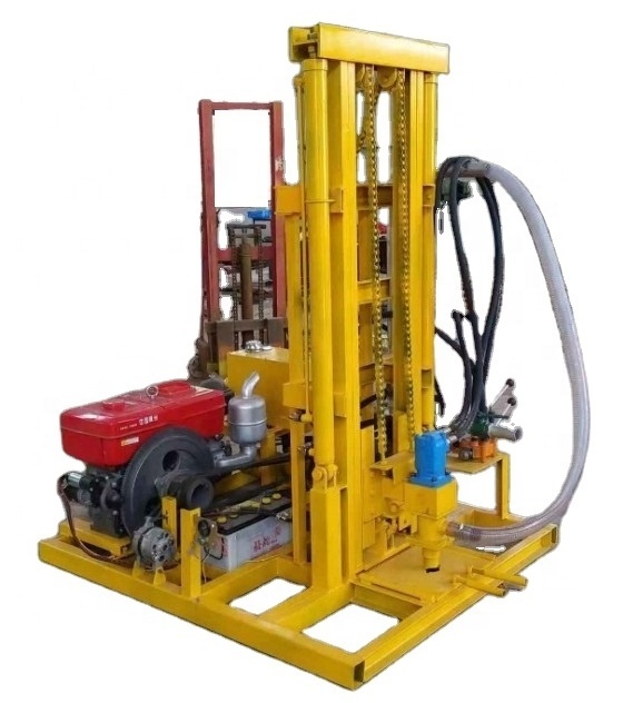 XDEM Drilling Machine for Water Wells Hydraulic Water Well Drilling Rig/Portable Digging Machines Hard Rocks Gravel Solid Land