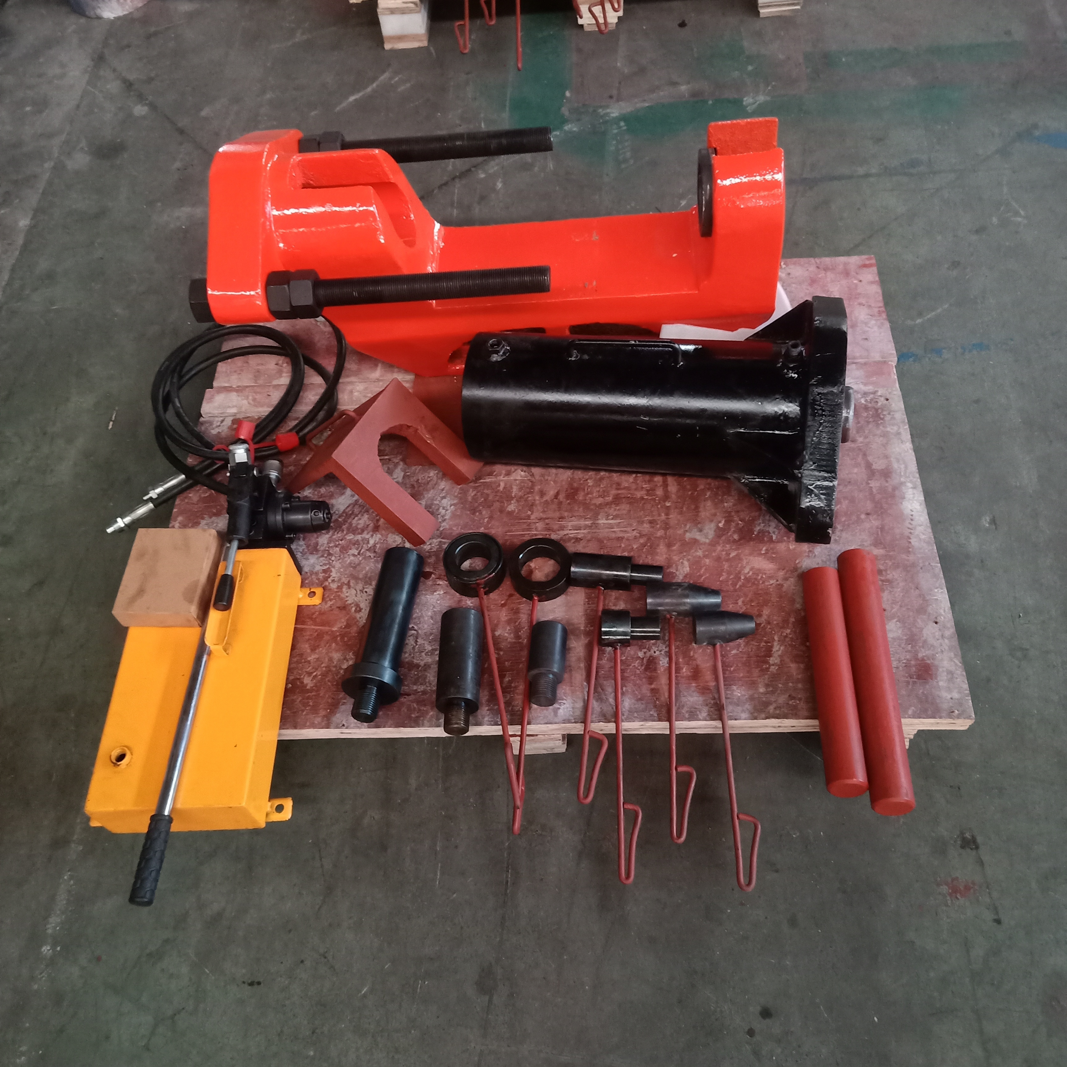 150T Portable Track Pin Press, Hydraulic Master Pin Press for Bulldozer, Excavator