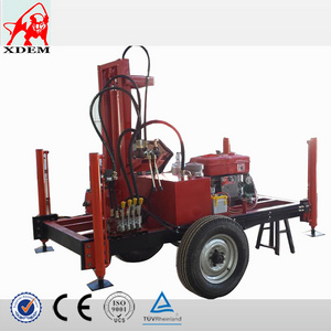 XDEM Drilling Machine for Water Wells Hydraulic Water Well Drilling Rig/Portable Digging Machines Hard Rocks Gravel Solid Land