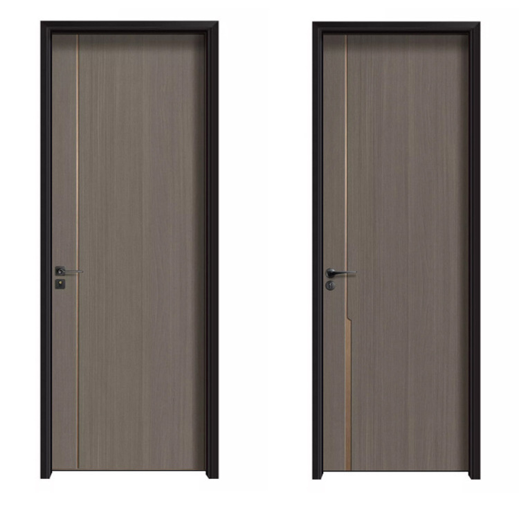 China Manufacturer Indoor High Quality Interior Bedroom Door Solid Wood Door Design Modern Internal Door