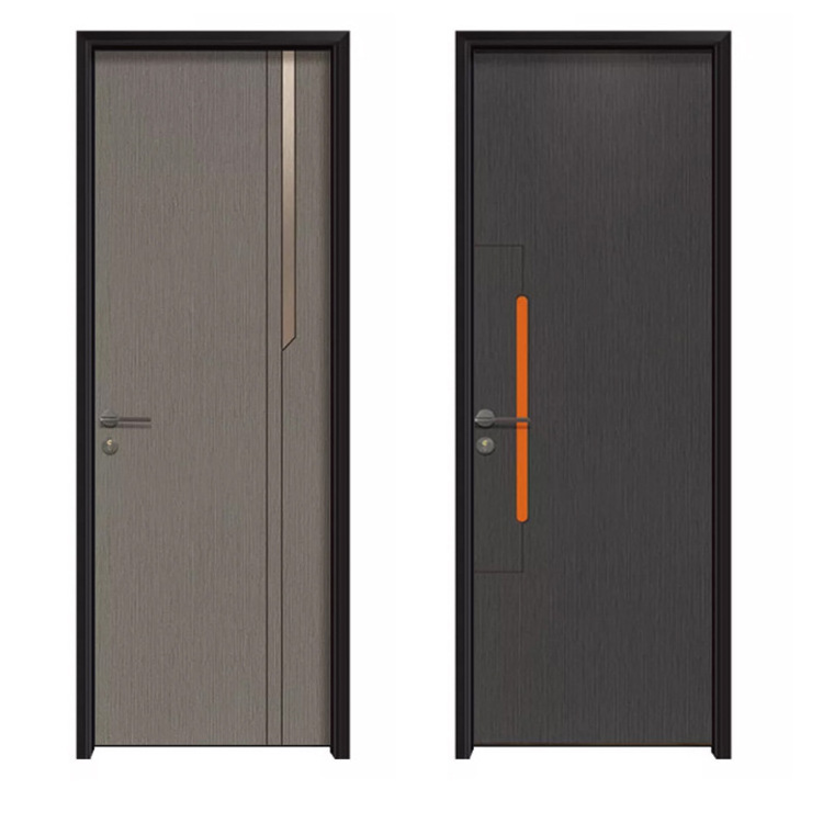 China Manufacturer Indoor High Quality Interior Bedroom Door Solid Wood Door Design Modern Internal Door