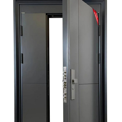 Exterior Stainless Front Entry Soundproof Security Steel Armored Steel Door From China Steel Doors