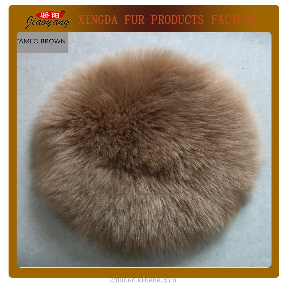 real Sheepskin long hair seat cushions colorful lamb skin fur chair pads