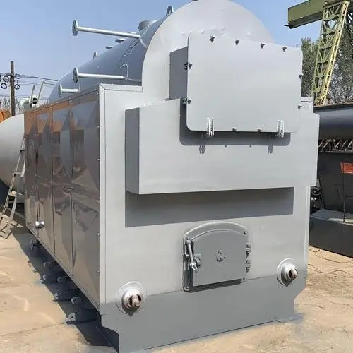 Industrial Waste Wood Firewood Log Timber Fired Industrial Horizontal Hand Manual Feeding Steam Boiler For Sale