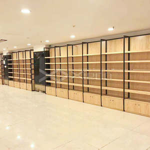 Wood Supermarket Shelves Display Retail Display Stand Hot Sale for Convenience Store Shelving