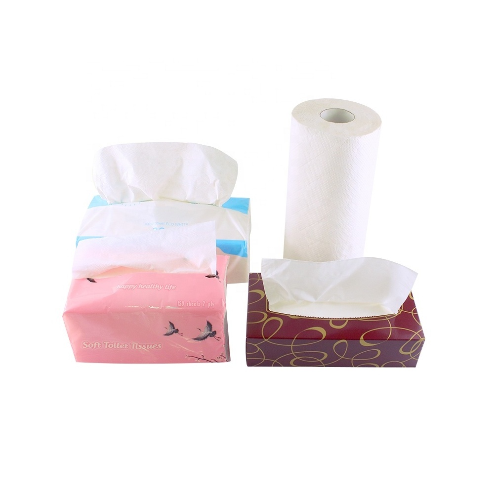 Taiwan Factory wholesale hand towels toilet paper eco-friendly tissues paper for sale