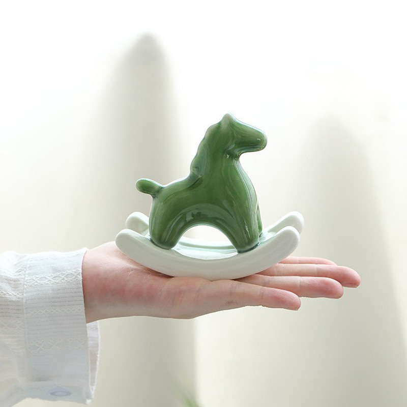 Fast Shipping Creative Craft Ceramic Frog Figurine Decor Porcelain Home Decorative Ornaments