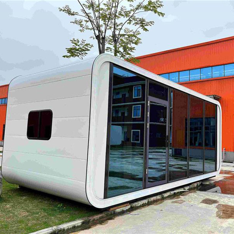 20/40ft Prefab Cabin Houses Garden Living Container Homes Apple Cabin Capsule Portable Cabin Bungalow With Nice Price