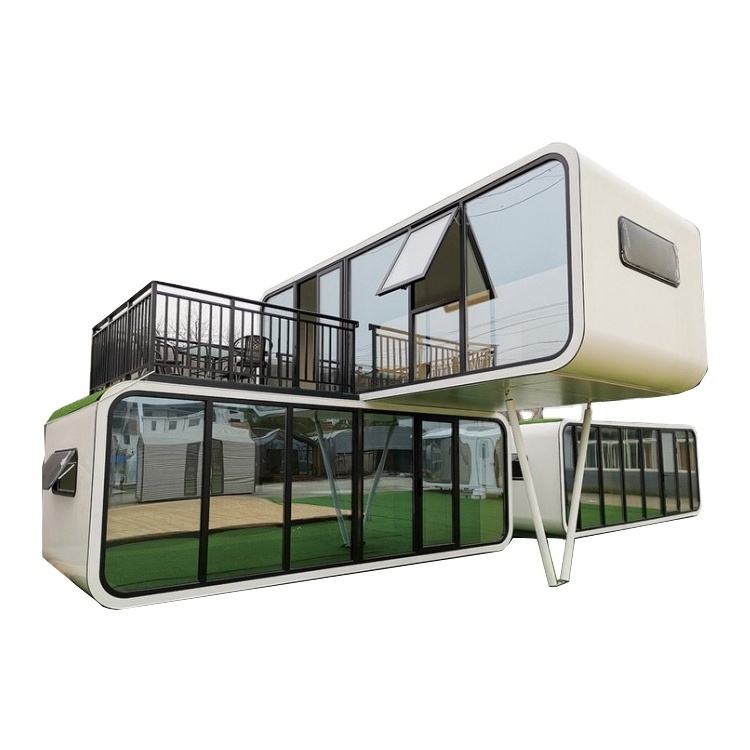 Living container house Custom Quick Prefab Luxury Container House Resort Beach Hotel Use tiny house for sale