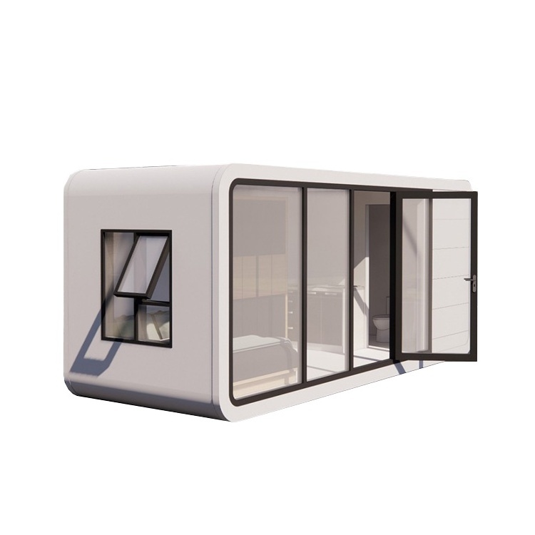 20/40ft Prefab Cabin Houses Garden Living Container Homes Apple Cabin Capsule Portable Cabin Bungalow With Nice Price