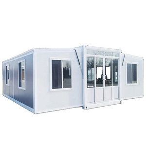 Customized 40ft Expandable Container House Steel Modern Small Office Mall America Prefab House Detachable Casas Container Made