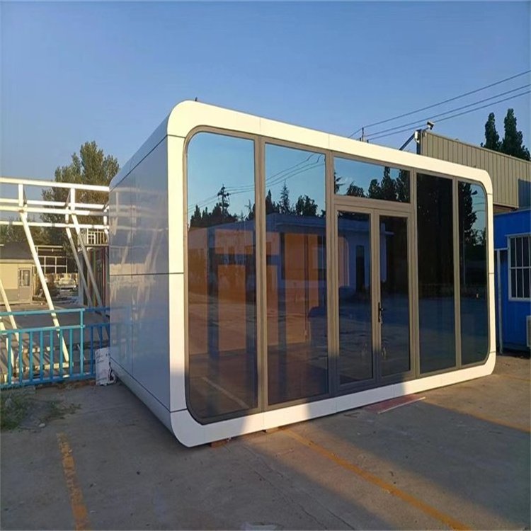 40 Ft Wholesale Luxury Portable 4 Rooms apple cabin house Shipping Container Homes With Furniture