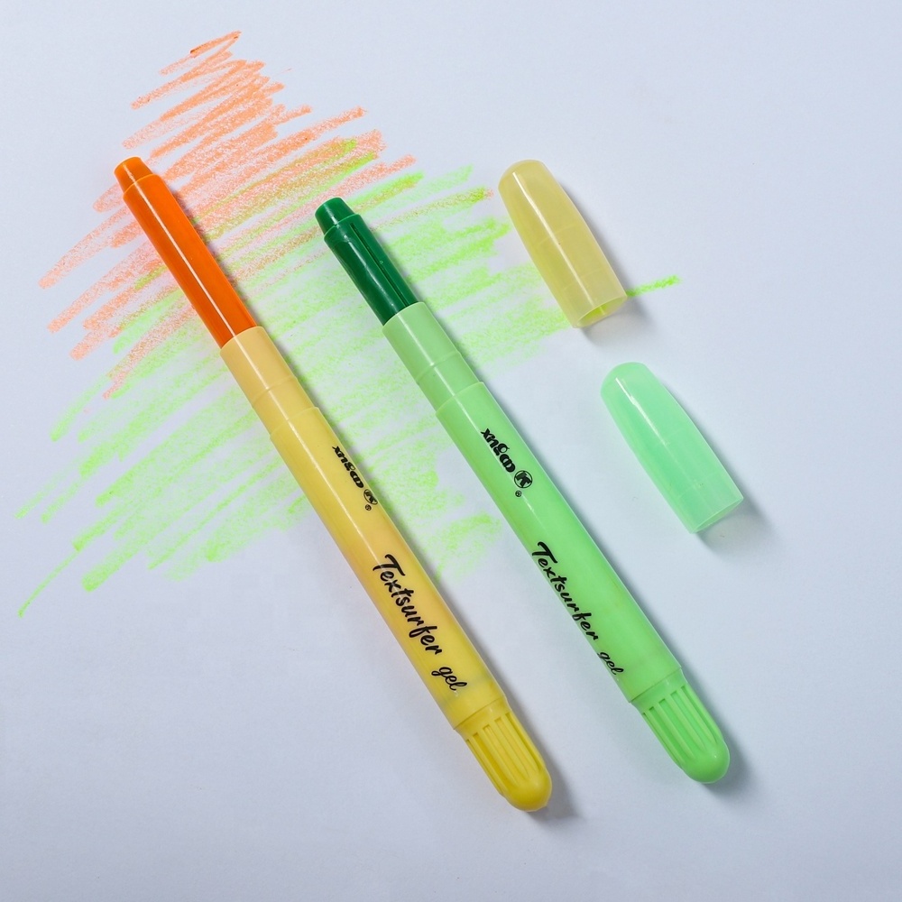 Paintyou Twistable Crayons  Gel Highlighter Pens Non Toxic Washable Silky Crayons No Bleed Coloring Gel Crayons