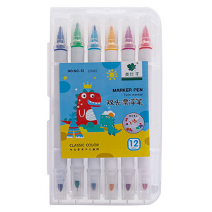 Magical Water Painting Pen 12 Colors Floating Marker Pens Doodle Drawing Pens Set Erasing Whiteboard Marker Birthday Gifts Kids