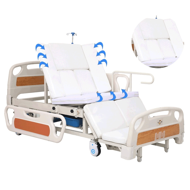 Hot Sale Nursing Hospital Care Home Care Medical Treatment Bed Hospital Nursing Bed Electric Nursing Bed With Toilet