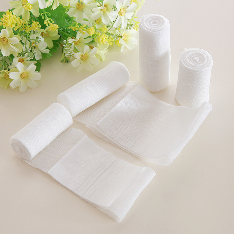 Sterilization Dressing Gauze Bandage Hemostatic Gauze Plain Elastic Medical Gauze Bandage