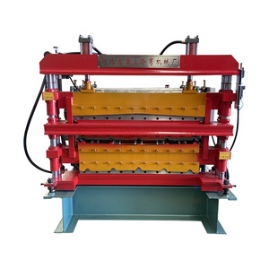 Triple layer roofing sheet cold roll forming machine manufacturer