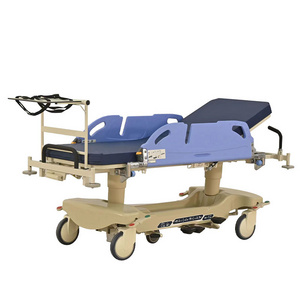 New Hospital Patient Emergency Transfer Stretcher Bed Medical Patient Transport Ambulance Stretcher Trolley Bed