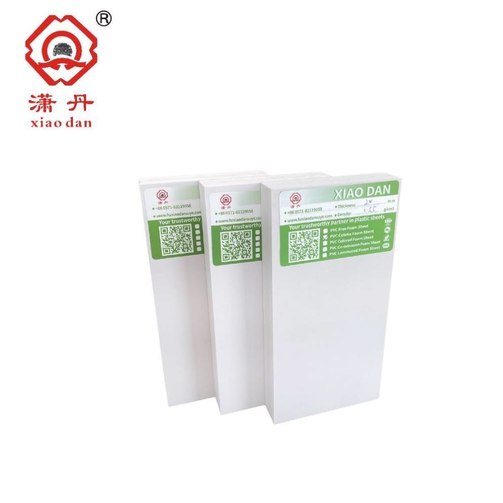 XIAODAN expanded pvc 3/16 inch waterproof WPC celuka plate/5mm pvc foam board/construction and decoration PVC foam sheet