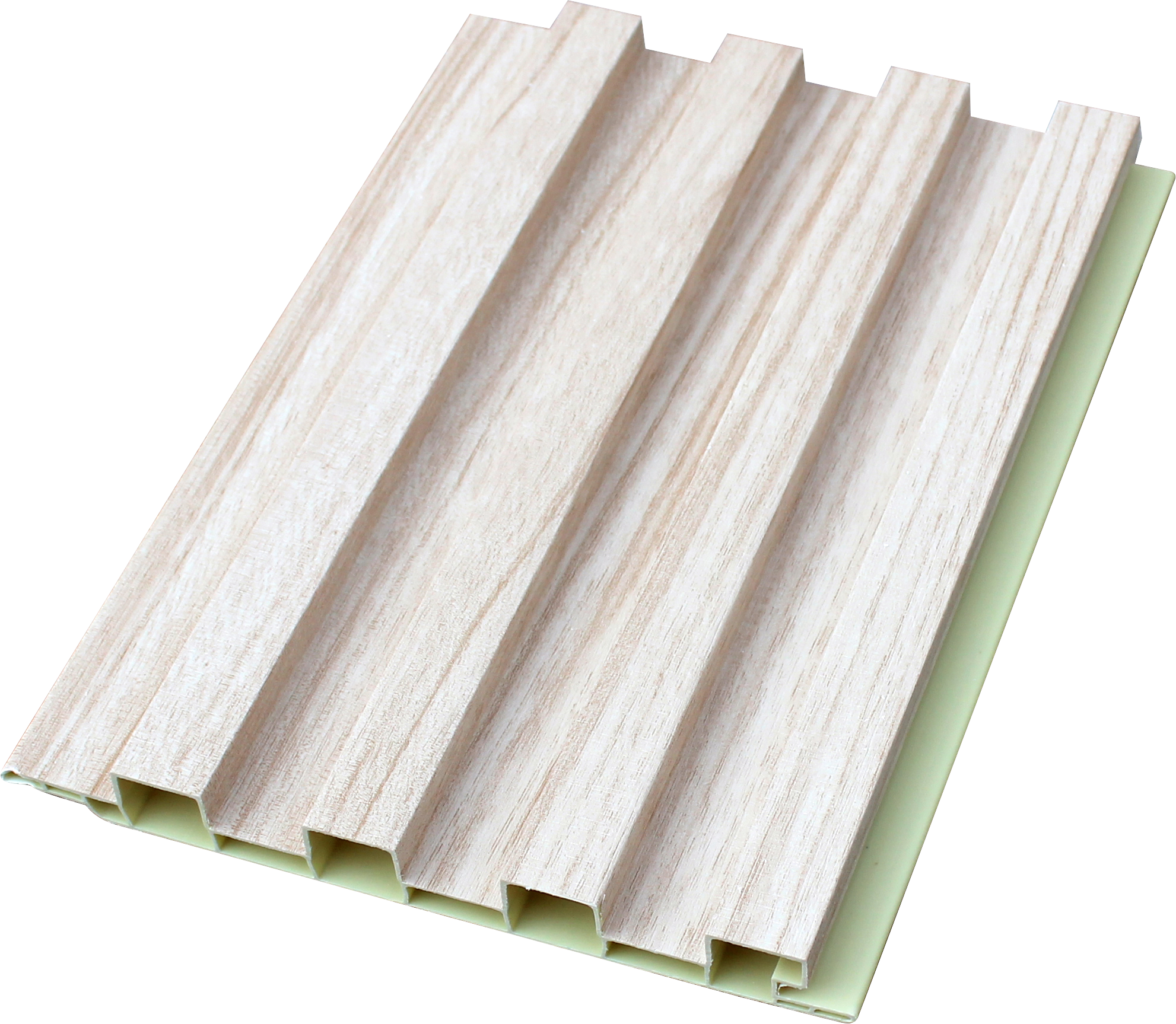 Xiaodan Wooden grain waterproof decoration indoor wpc clad wpc fluted wall panels/boards wall interior