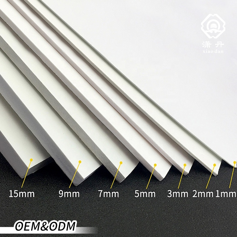 XIAODAN 10mm White Pvc Foam Board 12mm Pvc Plastic Sheet 15mm Pvc Rigid/Celuka/Forex Pvc Foam Board