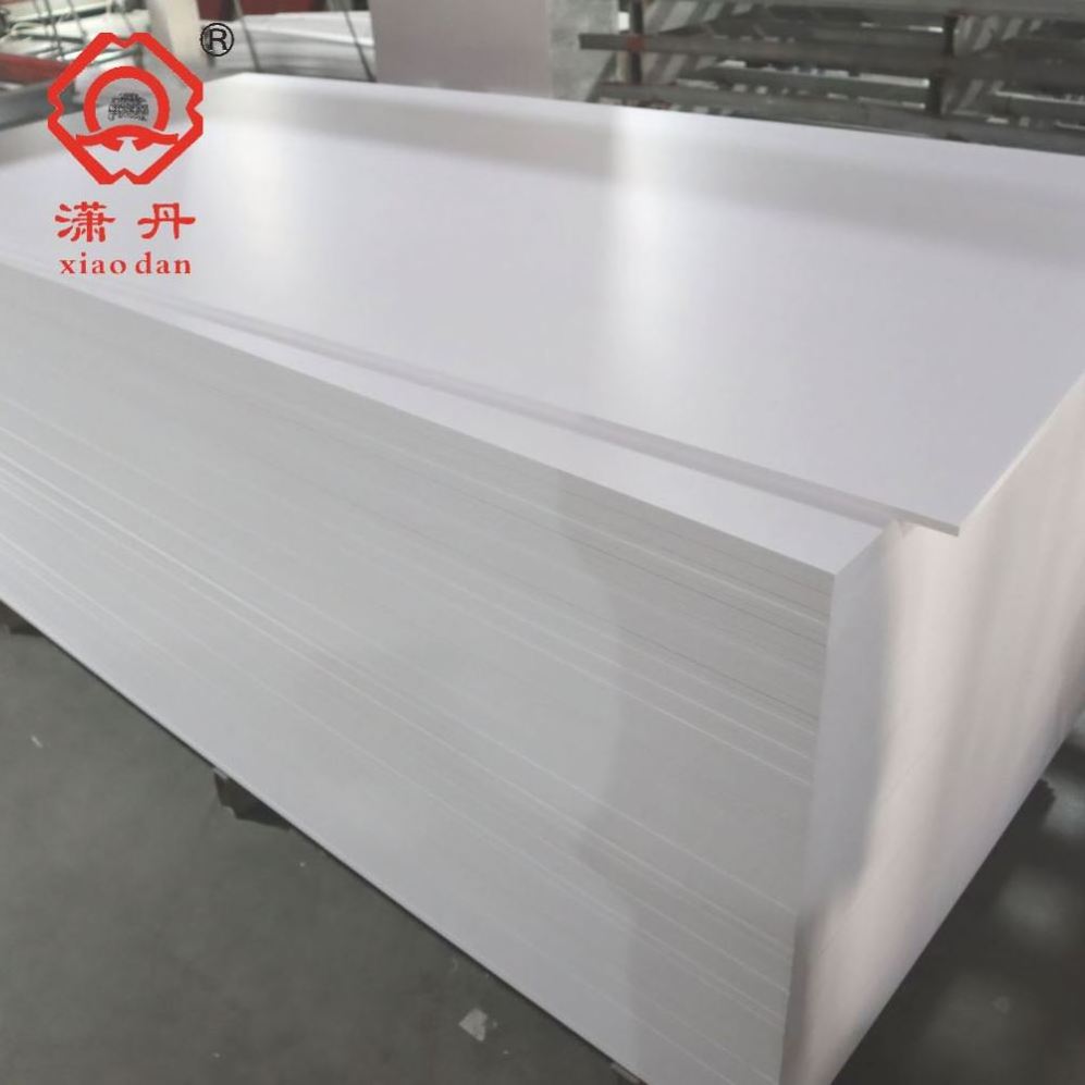 XIAODAN 1220x2440mm 4x8ft Celuka PVC Board White Color Roofing Sheets Rigid Pvc Plastic Foam Forex 6mm 8mm Factory