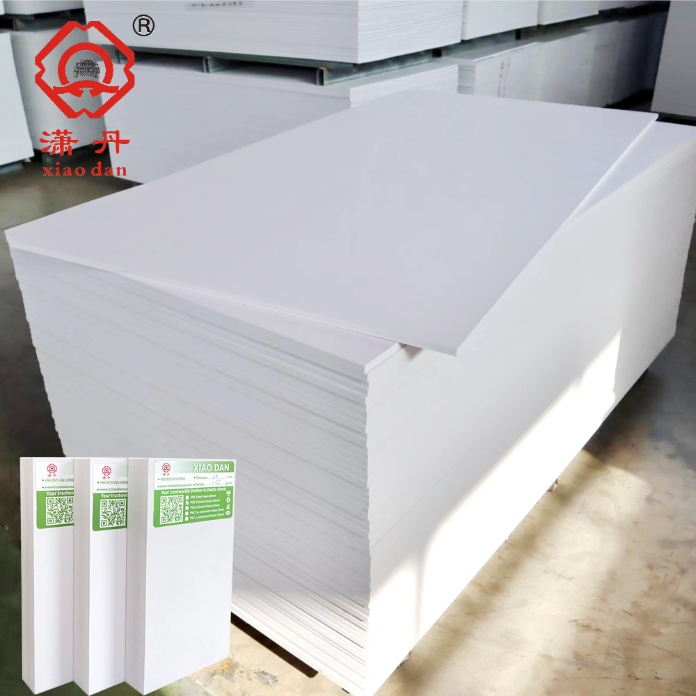 XIAODAN High Density Plastic Sheets 18mm 15mm 12mm 20mm PVC celuka Forex sheet panel Board PVC Foam Board For Kitchen Home