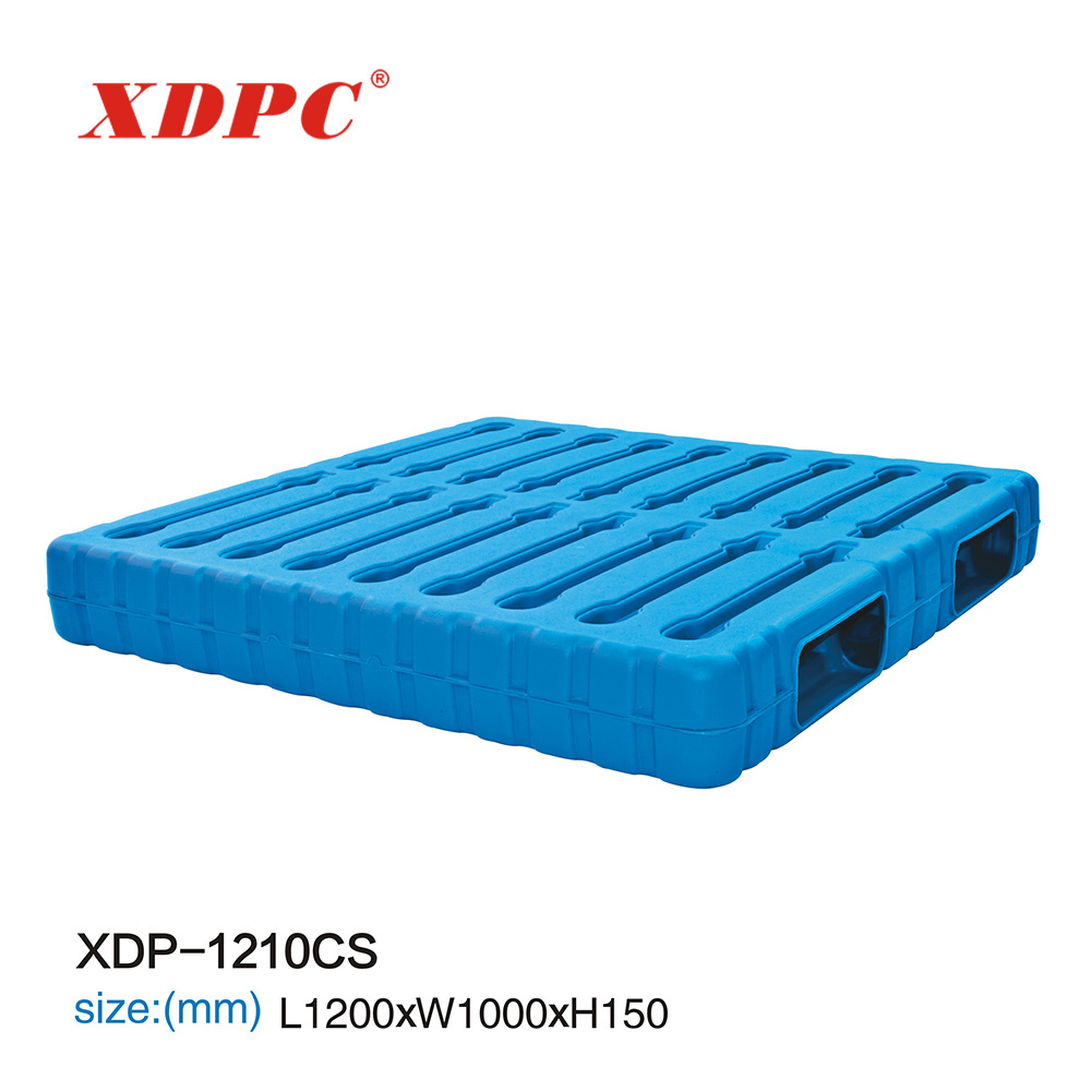 1200*1000 Durable warehouse nestable stacking pallets heavy duty HDPE plastic rack pallet for food and transport